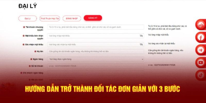 Hướng dẫn tường tận thao tác trở thành đại lý KO66 đơn giản 